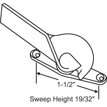 Strybuc Sash Lock Bright 50-614